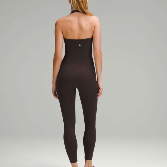 lululemon Align™ Halter Bodysuit 25" Colourespresso Size 6 - Picture 3 of 7